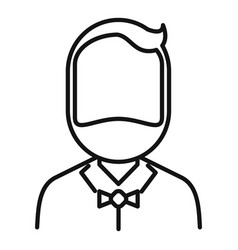 Bartender Icon Outline Style