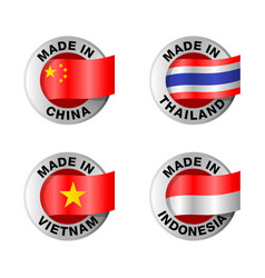 Made In China Thailand Vietnam Indonesia