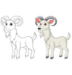 A Stylized Cartoon Ram