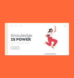 Back To School Knowledge Is Power Landing Page