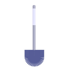 House Toilet Brush Icon Cartoon Bowl Clean