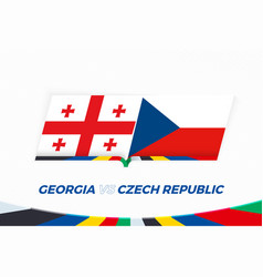 Georgia Vs Czech Republic In Football Competition