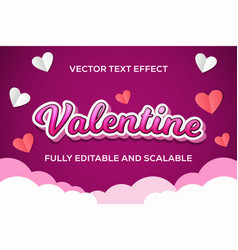 Valentine Text Effect Fully Editable And Scalable