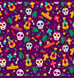 Day Of The Dead Cute Patterns