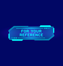 Futuristic Hud Banner That Have Word For Your