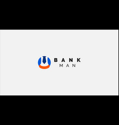 Modern Bank Manager Logo Design