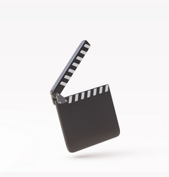 3d Realistic Cinema Clapper Board