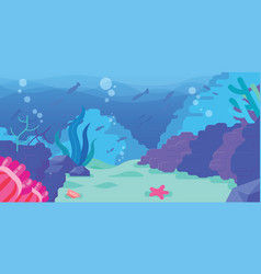 Background Sea Shores Cartoon Ocean Floor