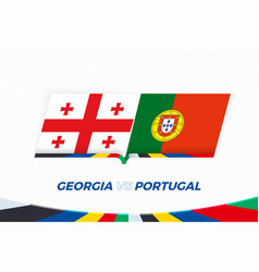 Georgia Vs Portugal In Football Competition Group