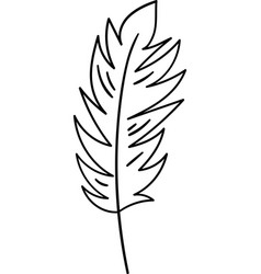 Feather Bird Outline