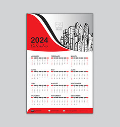 Wall Calendar 2024 Template