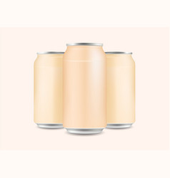 Beer Cans Showcase Colorful Shiny Mockup Template