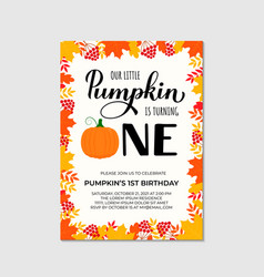 Little Pumpkin Is Turning One Baby First Birthday