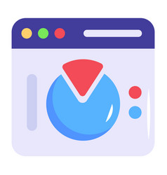 Latest Flat Icon Of Website Analysis