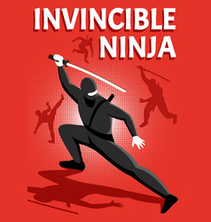 Ninja Isometric Poster