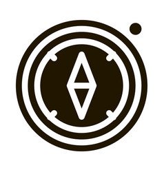 Compass Alpinism Course Detector Tool Glyph Icon