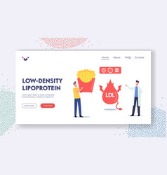 Low Density Lipoprotein Landing Page Template