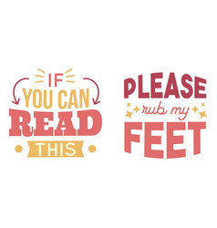 Rub My Feet Lettering