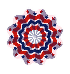 American Flag Rosette