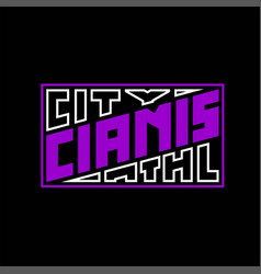 Ciamis City Athl Vintage Logo