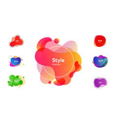 Colorful Irregular Shapes Set