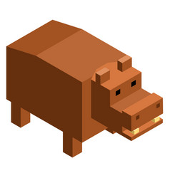 Hyppo Icon Low Poly Game Geometric Animal