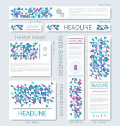 Banner Ad Leaderboard Vector Images 21