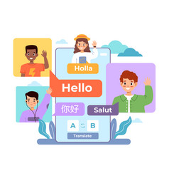 Multi Language Translator Smartphone Chat App