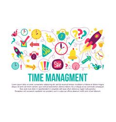 Time Management Stickers Set Set