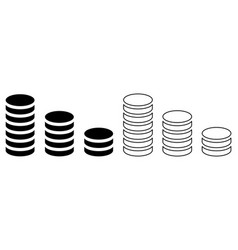 Stack Of Coins Set