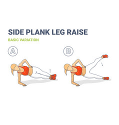 Side Plank Leg Raise Female Home Workout High