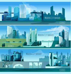 Modern Cityscapes Banners