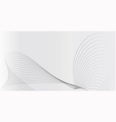 Abstract Wavy Stripes On A White Background