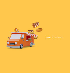 Sweet Food Truck Realistic Vehicle