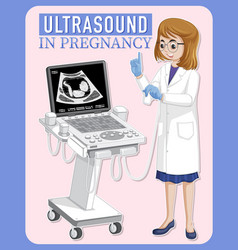 Doctor Using Ultrasound Scanning Machine