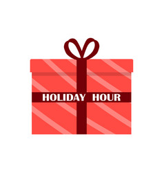 Holiday Gift Icon Hour