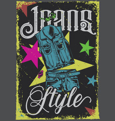 Jeans Style Flyer Bright