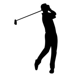 Silhouette Design Of People Playing Golf