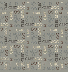 Chicago Pattern Seamless Design