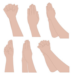 Different Praying Hands