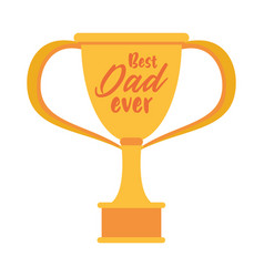 Trophy Cup Award Best Dad Icon