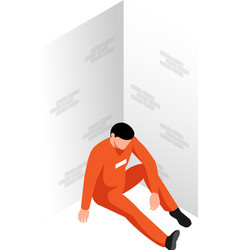 Prison Cell Man Composition