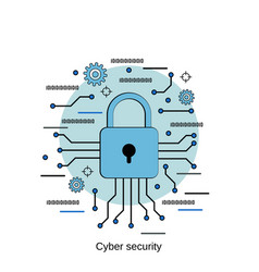 Cyber Security Data Protection Concept