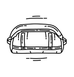 Duffle Bag Icon Doodle Hand Drawn Or Outline Icon