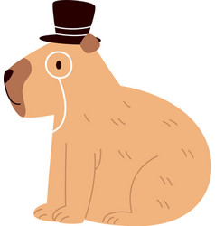 Capybara With Hat