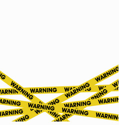 Warning Yellow Tape Or Stripes Template Des