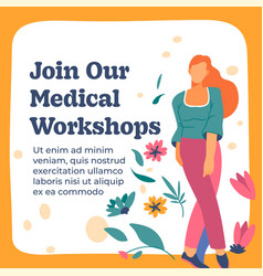 Join Our Medical Workshops Healthcare Banner