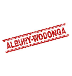 Scratched Textured Albury-wodonga Stamp Seal