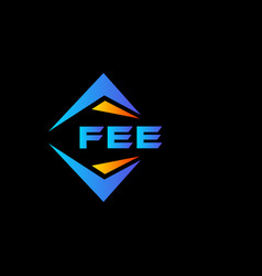 Fee Abstract Technology Logo Design On White