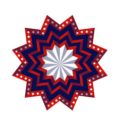 Usa Flag Rosette